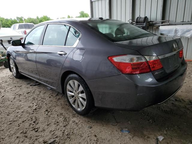 1HGCR2F85EA015334 - 2014 HONDA ACCORD EXL GRAY photo 2