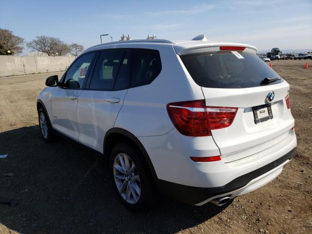 5UXWY3C56F0E97061 - 2015 BMW X3 XDRIVE28D WHITE photo 2