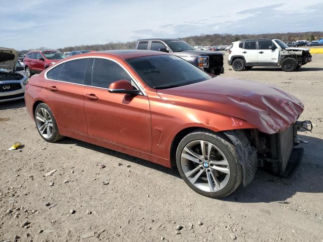 WBA4J3C51KBL09987 - 2019 BMW 430XI GRAN COUPE ORANGE photo 4
