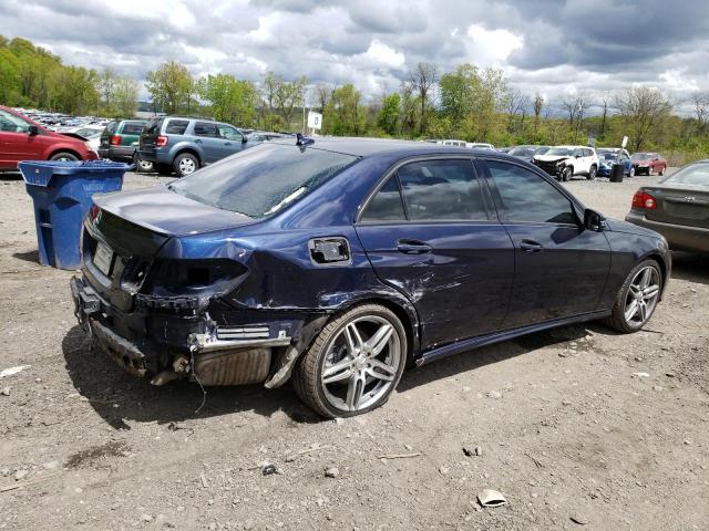 WDDHF8JB6EA904264 - 2014 MERCEDES-BENZ E 350 4MATIC BLUE photo 3