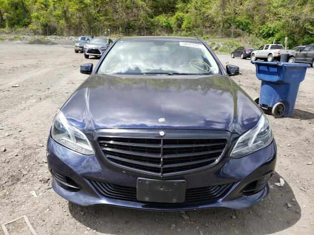 WDDHF8JB6EA904264 - 2014 MERCEDES-BENZ E 350 4MATIC BLUE photo 5