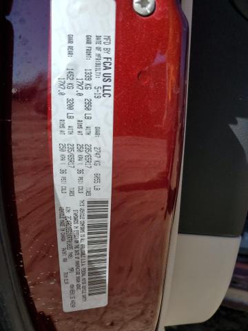 2C4RC1EG1KR701035 - 2019 CHRYSLER PACIFICA TOURING L PLUS RED photo 13