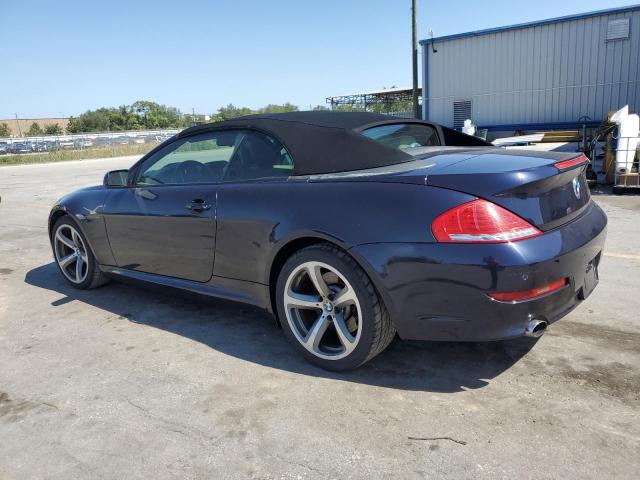 WBAEB53528CX60636 - 2008 BMW 650 I BLUE photo 2