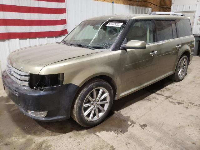 2FMGK5D82DBD20863 - 2013 FORD FLEX LIMITED GREEN photo 1