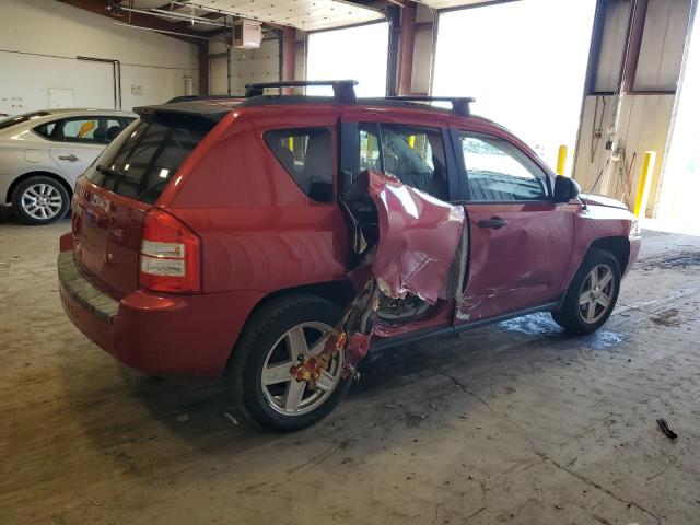 1J8FT47W27D204295 - 2007 JEEP COMPASS RED photo 3