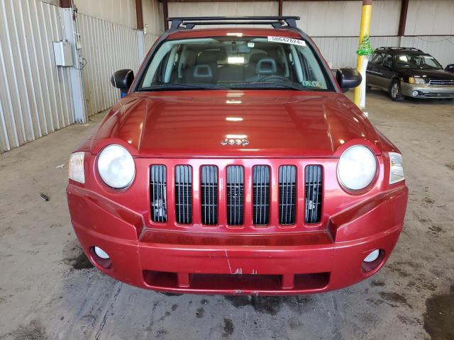 1J8FT47W27D204295 - 2007 JEEP COMPASS RED photo 5