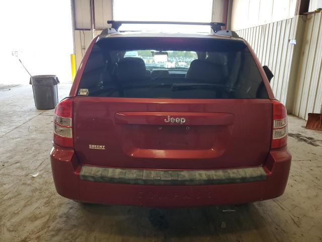 1J8FT47W27D204295 - 2007 JEEP COMPASS RED photo 6