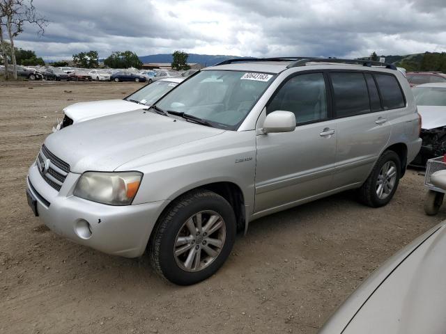 JTEEW21A560007909 - 2006 TOYOTA HIGHLANDER HYBRID SILVER photo 1