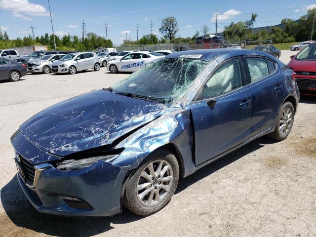 3MZBN1U79JM210809 - 2018 MAZDA 3 SPORT BLUE photo 1