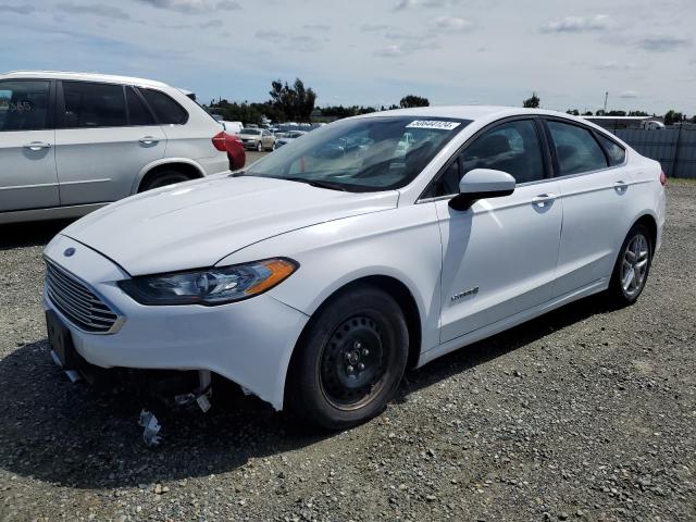 3FA6P0LU8HR232710 - 2017 FORD FUSION SE HYBRID WHITE photo 1