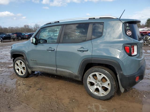 ZACCJBDB3HPF56861 - 2017 JEEP RENEGADE LIMITED GRAY photo 2