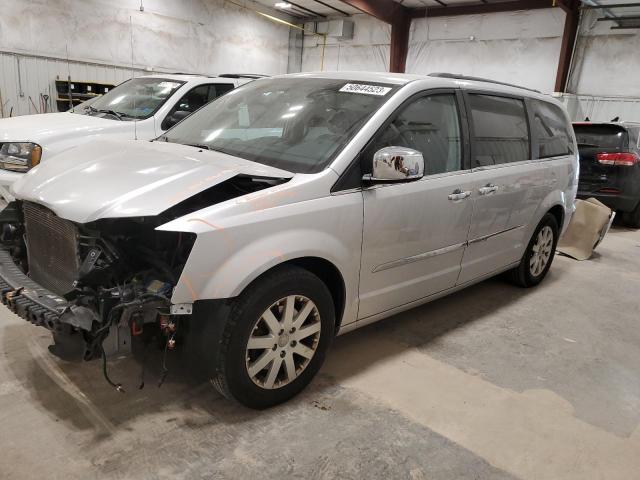 2C4RC1CG4CR369533 - 2012 CHRYSLER TOWN & COU TOURING L SILVER photo 1