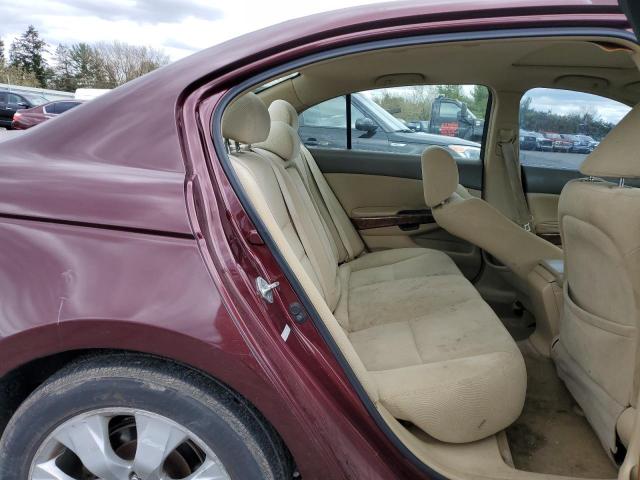 1HGCP26708A124009 - 2008 HONDA ACCORD EX BURGUNDY photo 10