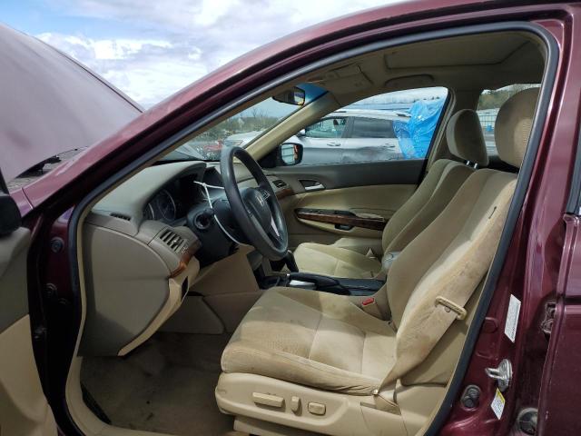 1HGCP26708A124009 - 2008 HONDA ACCORD EX BURGUNDY photo 7