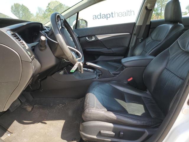 19XFB2F97FE023863 - 2015 HONDA CIVIC EXL თეთრი ფოტო 7
