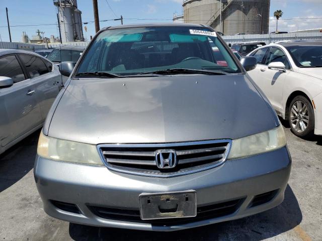 5FNRL18612B043005 - 2002 HONDA ODYSSEY EX GRAY photo 5