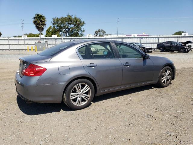 JN1CV6AP4DM303457 - 2013 INFINITI G37 BASE SILVER photo 3