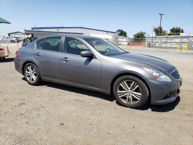 JN1CV6AP4DM303457 - 2013 INFINITI G37 BASE SILVER photo 4