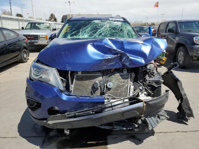5N1DR2AM7LC617043 - 2020 NISSAN PATHFINDER S BLUE photo 5