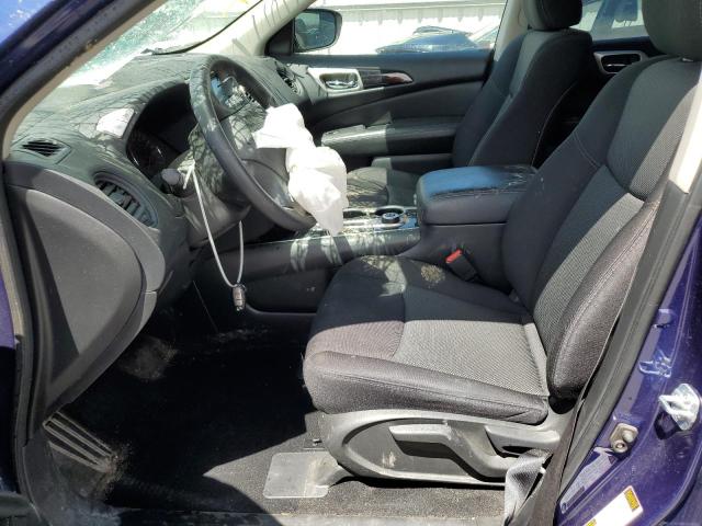 5N1DR2AM7LC617043 - 2020 NISSAN PATHFINDER S BLUE photo 7