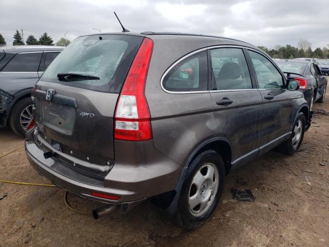 5J6RE4H37AL022327 - 2010 HONDA CR-V LX GRAY photo 3