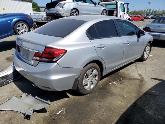 19XFB2F52EE260000 - 2014 HONDA CIVIC LX SILVER photo 3