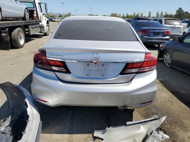 19XFB2F52EE260000 - 2014 HONDA CIVIC LX SILVER photo 6