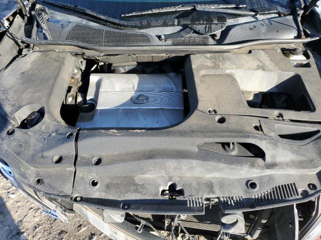 2T2ZK1BA3AC027256 - 2010 LEXUS RX 350 BLACK photo 12