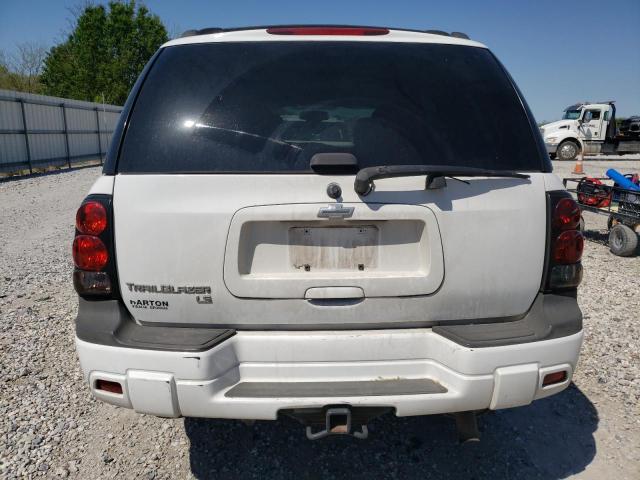 1GNDS13S172170940 - 2007 CHEVROLET TRAILBLAZE LS WHITE photo 6