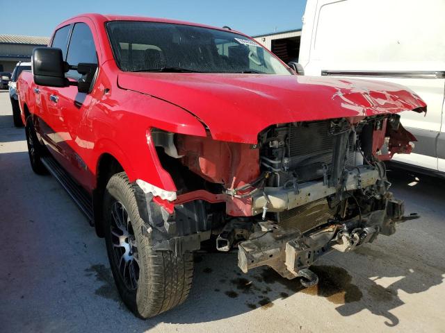 1N6AA1ED1MN522788 - 2021 NISSAN TITAN SV RED photo 4