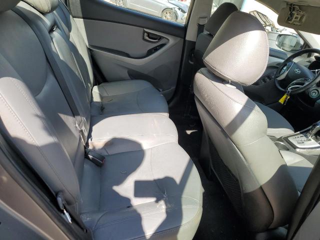 5NPDH4AE9CH111231 - 2012 HYUNDAI ELANTRA GLS GRAY photo 10