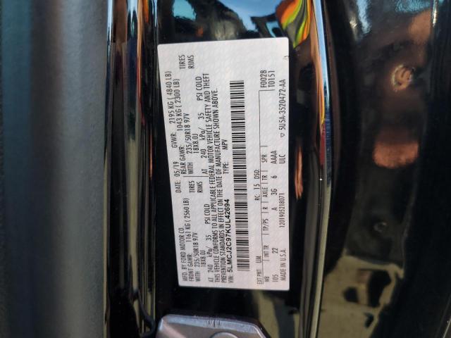 5LMCJ2C97KUL42694 - 2019 LINCOLN MKC SELECT Սև լուսանկար 13