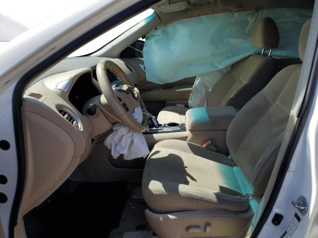 5N1AR2MN2EC707307 - 2014 NISSAN PATHFINDER S WHITE photo 7