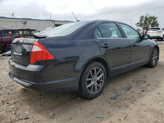 3FAHP0HA3BR230636 - 2011 FORD FUSION SE BLACK photo 3