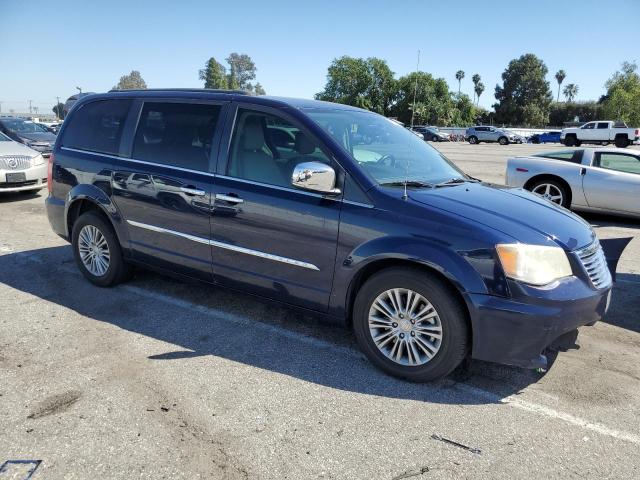 2C4RC1CGXDR511398 - 2013 CHRYSLER TOWN & COU TOURING L BLUE photo 4