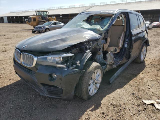 5UXWZ7C3XH0V88174 - 2017 BMW X3 SDRIVE28I BLACK photo 1