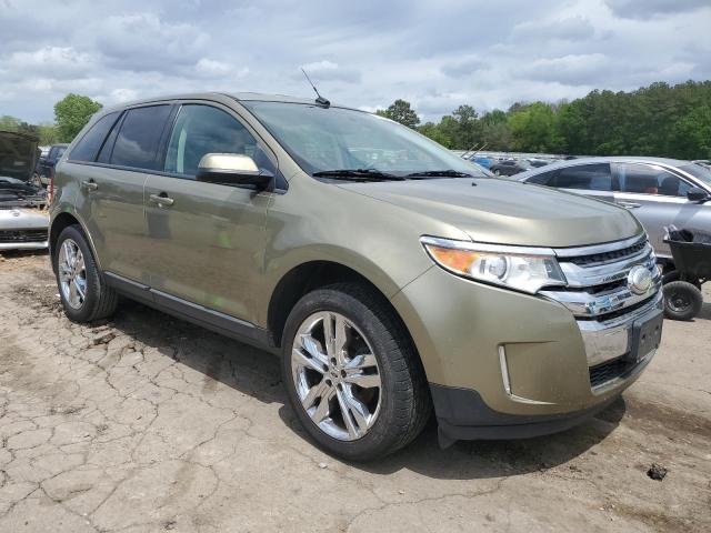 2FMDK3JC1CBA61961 - 2012 FORD EDGE SEL GREEN photo 4