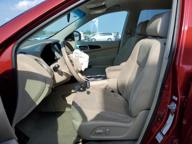 5N1AR2MN8EC636694 - 2014 NISSAN PATHFINDER S 栗色 照片 7