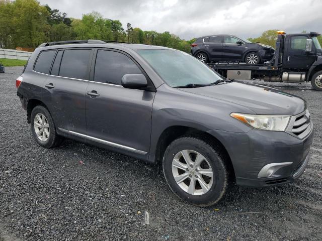 5TDBK3EH0BS041828 - 2011 TOYOTA HIGHLANDER BASE GRAY photo 4