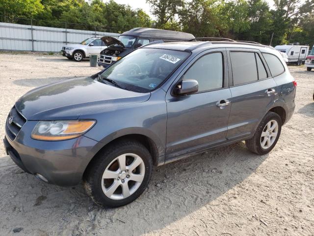 5NMSH13E19H323212 - 2009 HYUNDAI SANTA FE SE GRAY photo 1