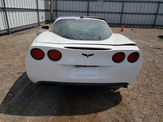 1G1YY24U555111313 - 2005 CHEVROLET CORVETTE WHITE photo 6