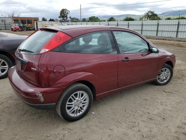 1FAHP31N26W183908 - 2006 FORD FOCUS ZX3 BURGUNDY photo 3