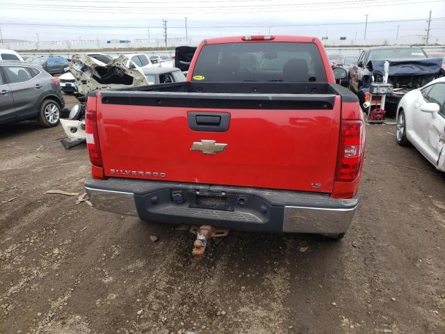 1GCEC19X18Z226350 - 2008 CHEVROLET SILVERADO C1500 RED photo 6