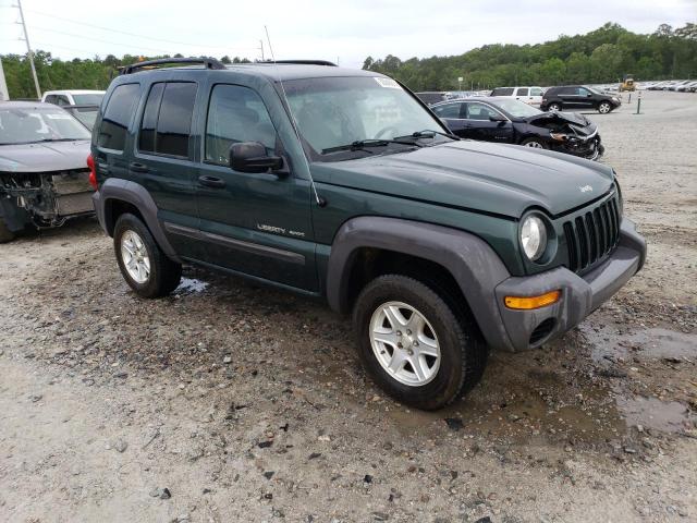 1J4GK48K83W637347 - 2003 JEEP LIBERTY SPORT GREEN photo 4