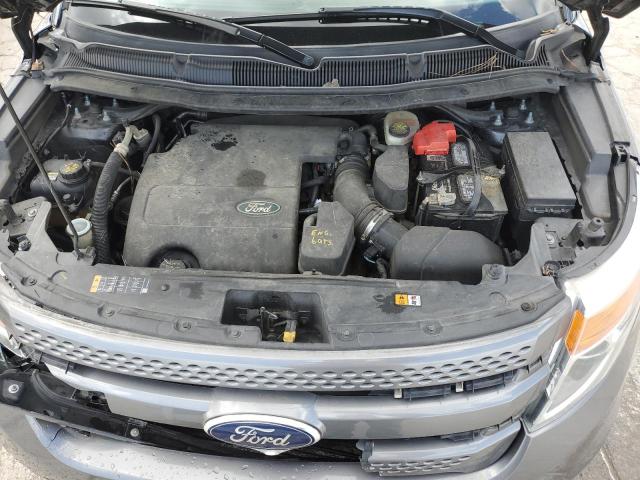 1FM5K7F80DGB34523 - 2013 FORD EXPLORER LIMITED GRAY photo 12