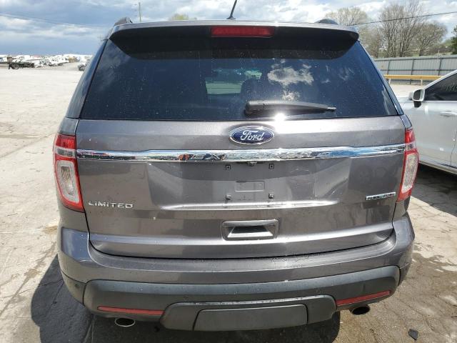 1FM5K7F80DGB34523 - 2013 FORD EXPLORER LIMITED GRAY photo 6