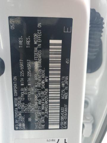 JTJDARDZ4M2257908 - 2021 LEXUS NX 300 BASE Ağ foto 12