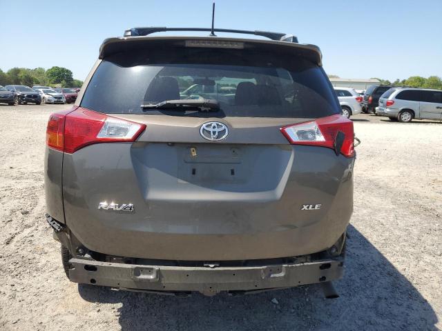 2T3WFREV1EW123049 - 2014 TOYOTA RAV4 XLE BROWN photo 6