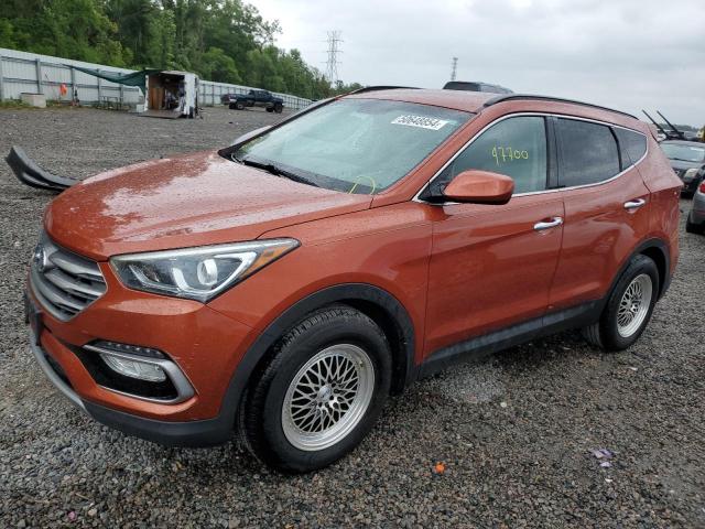 5XYZU3LBXHG427007 - 2017 HYUNDAI SANTA FE S ORANGE photo 1