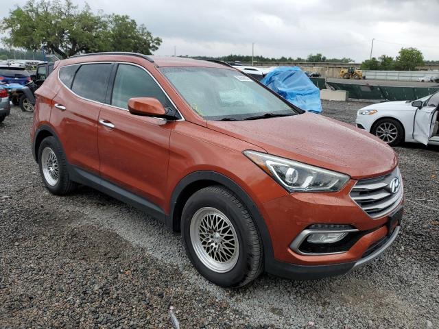 5XYZU3LBXHG427007 - 2017 HYUNDAI SANTA FE S ORANGE photo 4